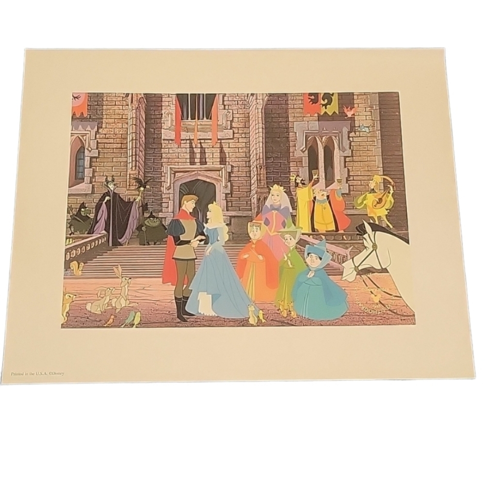Sleeping Beauty Exclusive Commemorative Lithograph 2003